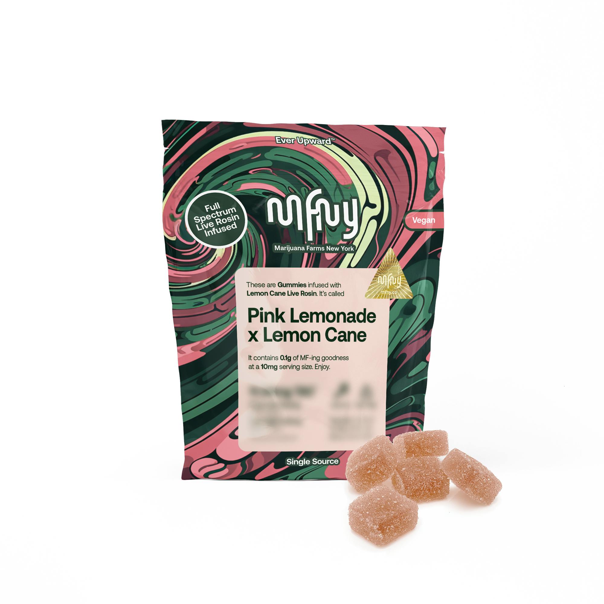 MFNY | Gummy | Live Rosin Pink Lemonade x Lemon Cane | 10pk | 100mg