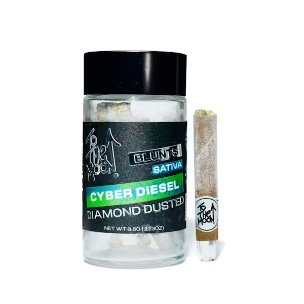 To The Moon | Blunt | 5pk | 3.5g | Diamond Infused Cyber Diesel