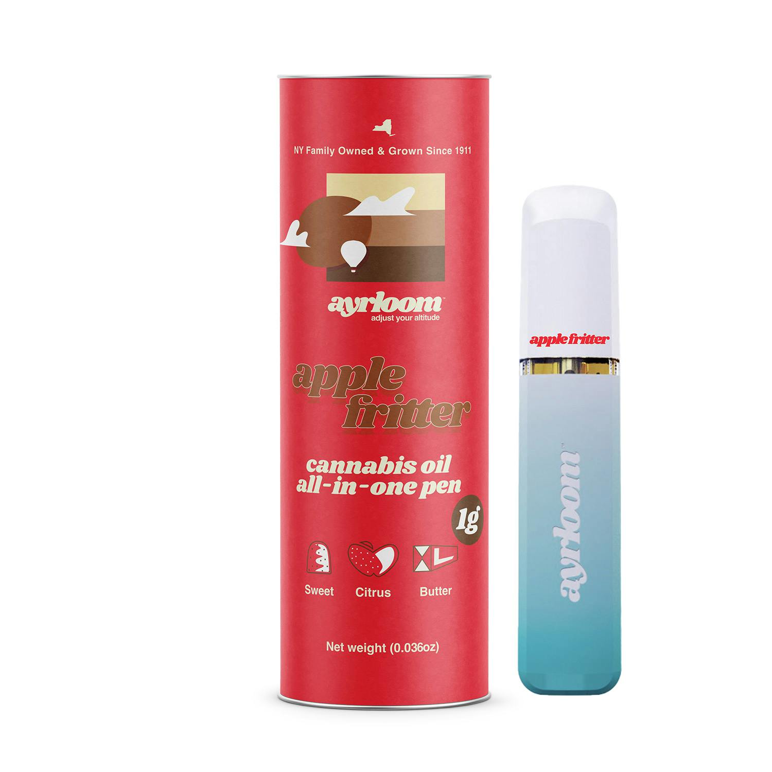 Ayrloom | Vape | 1g AIO | Apple Fritter