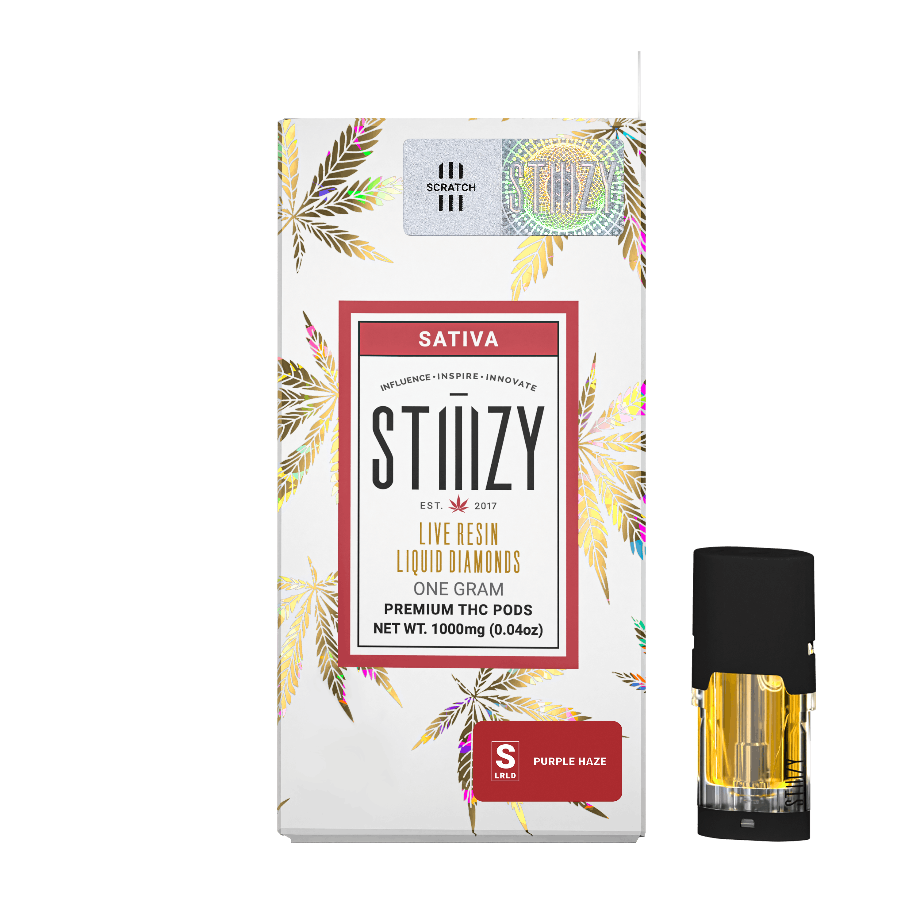 STIIIZY | Vape | 1g Pod | Live Resin Liquid Diamond Pod Purple Haze