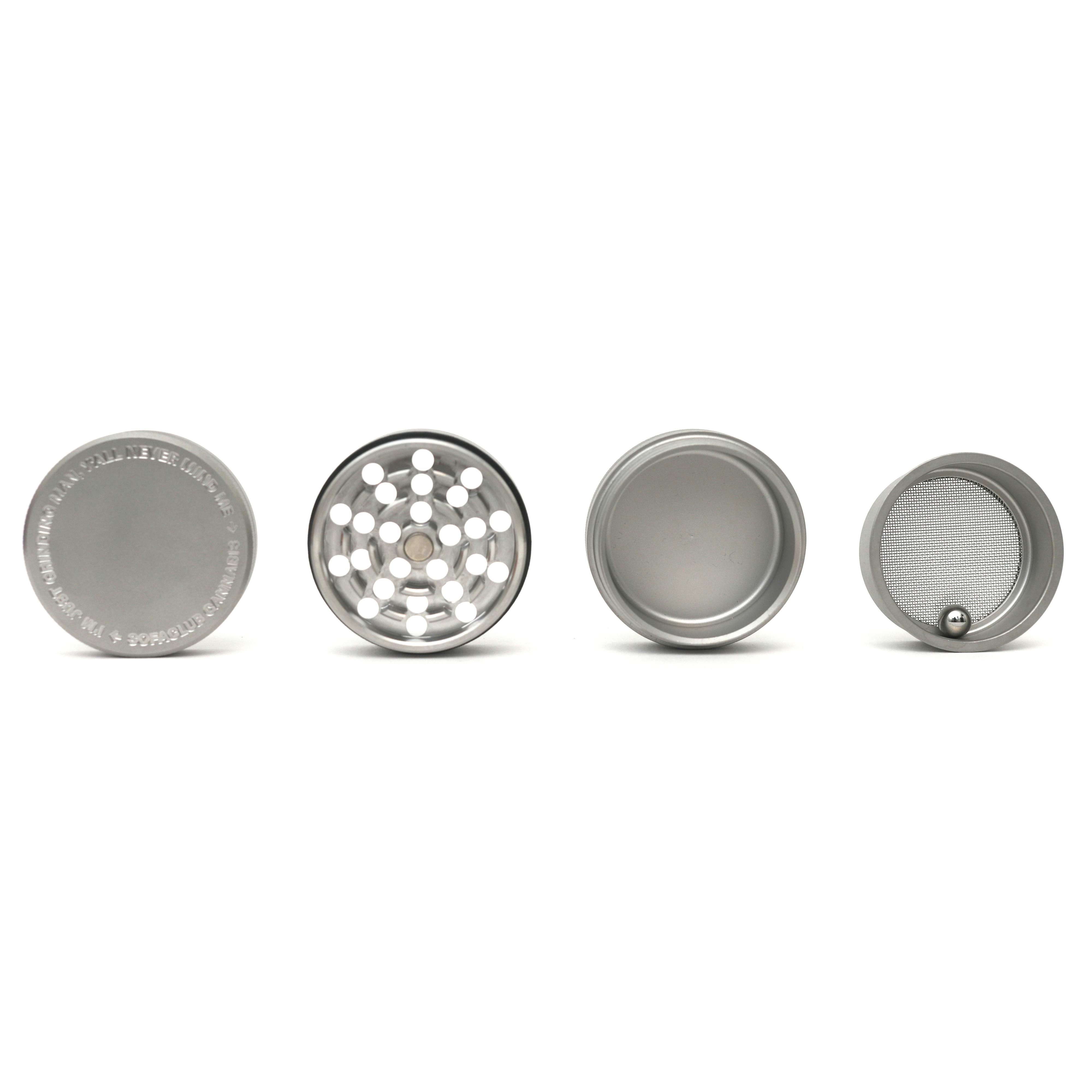 SOFACLUB 4-piece Stainless Steel Grinder
