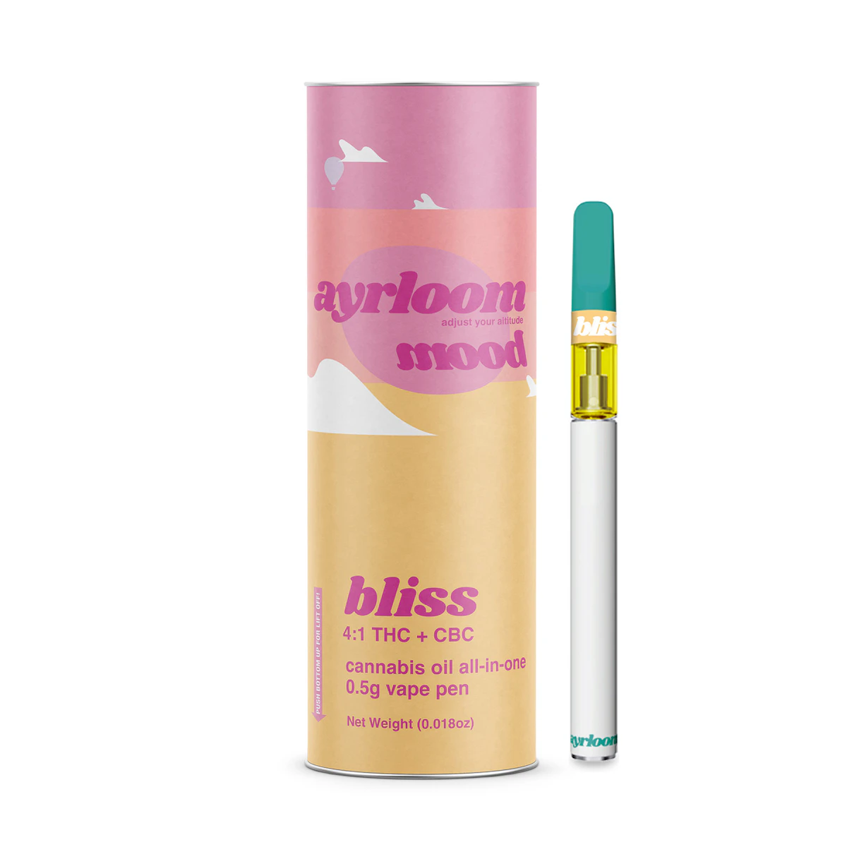 Ayrloom | Bliss 4:1 THC:CBC | AIO | 0.5g