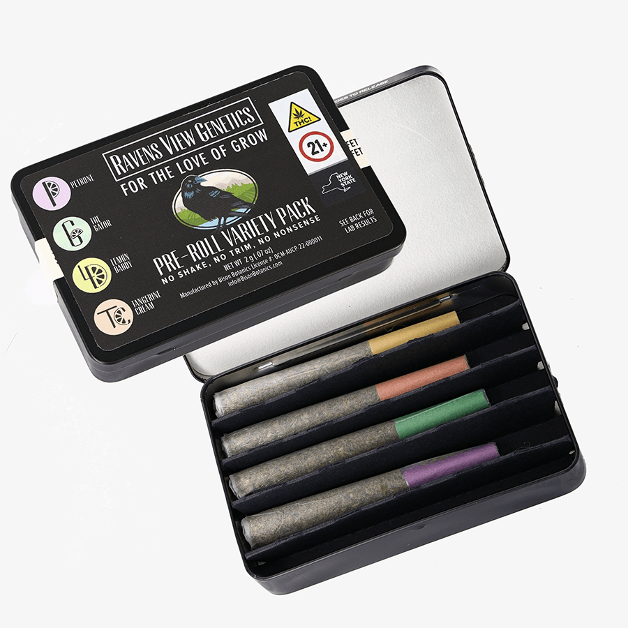 Raven's View | Variety Tin | Preroll 4pk | 2g