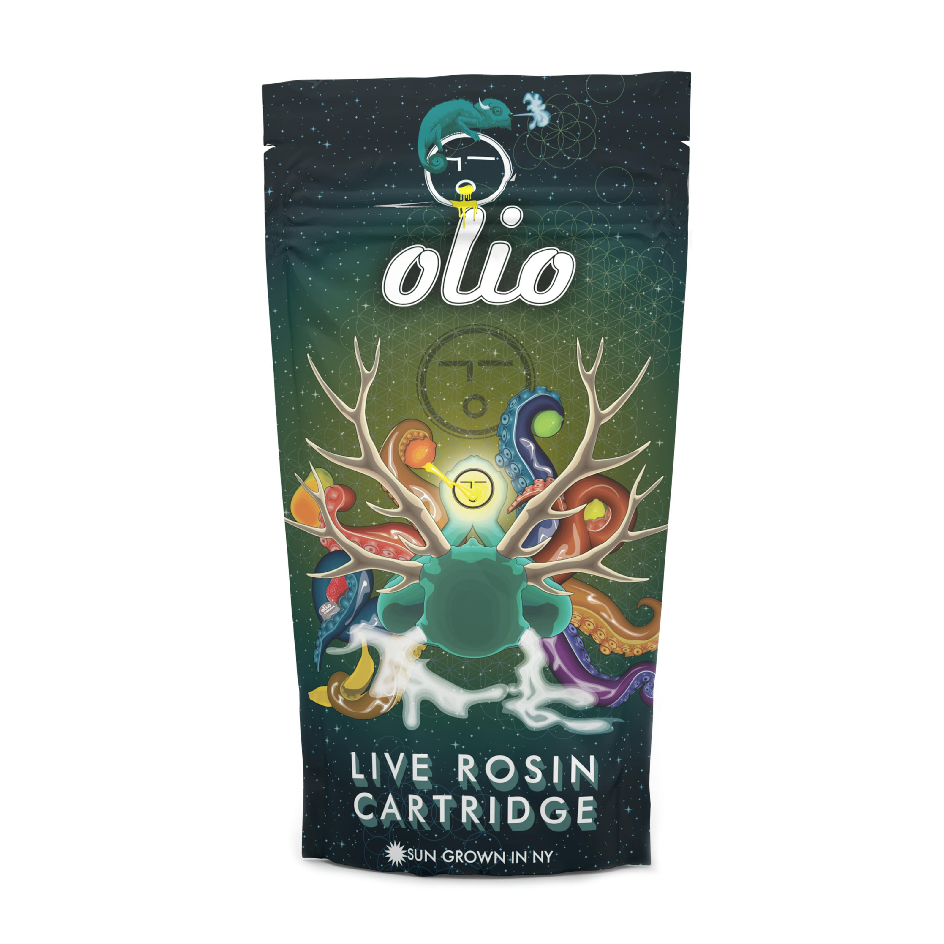 Olio | Vape | .5g Cart | Live Rosin Sour Petrol