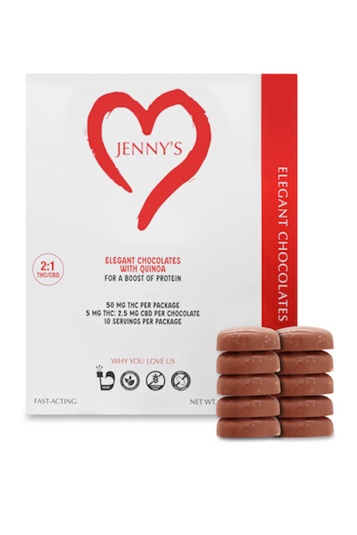Jenny's | Elegant Chocolates | 50mg