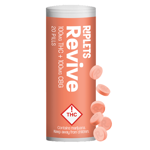 Ripple Riplets Ripple Riplets Revive 1:1 100mg - 100mg | Edibles | Ripple | Canna Care ...