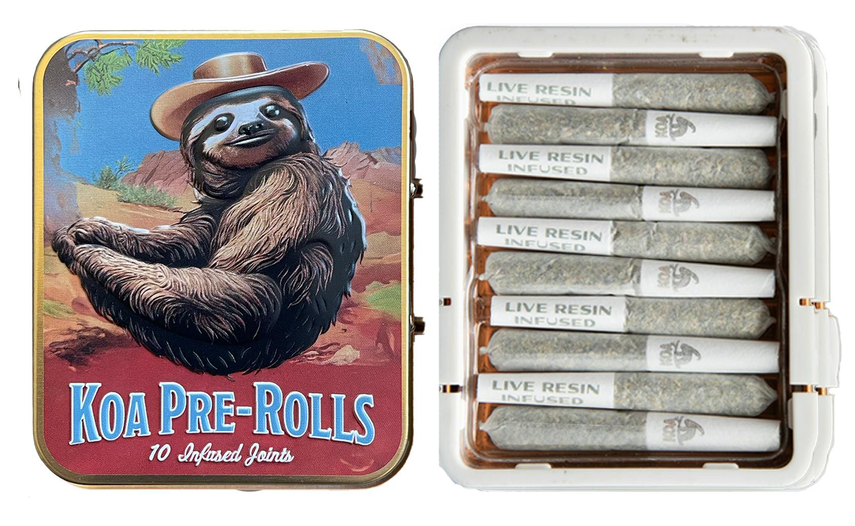 KOA | Preroll | 10pk | 3.5g | Live Resin Infused | Trop Cherry