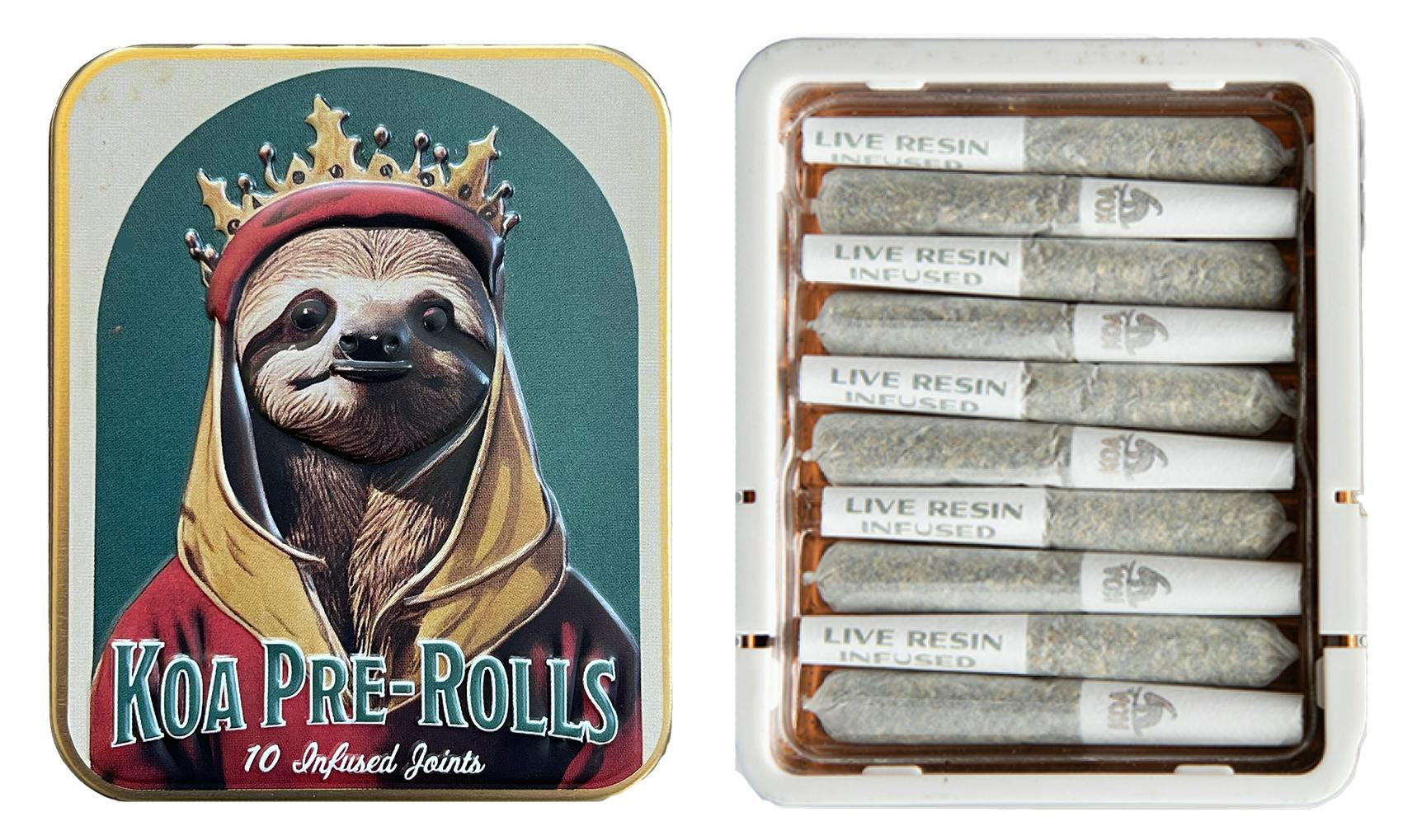 KOA | Preroll | 10pk | 3.5g | Live Resin Infused | Queen of the South