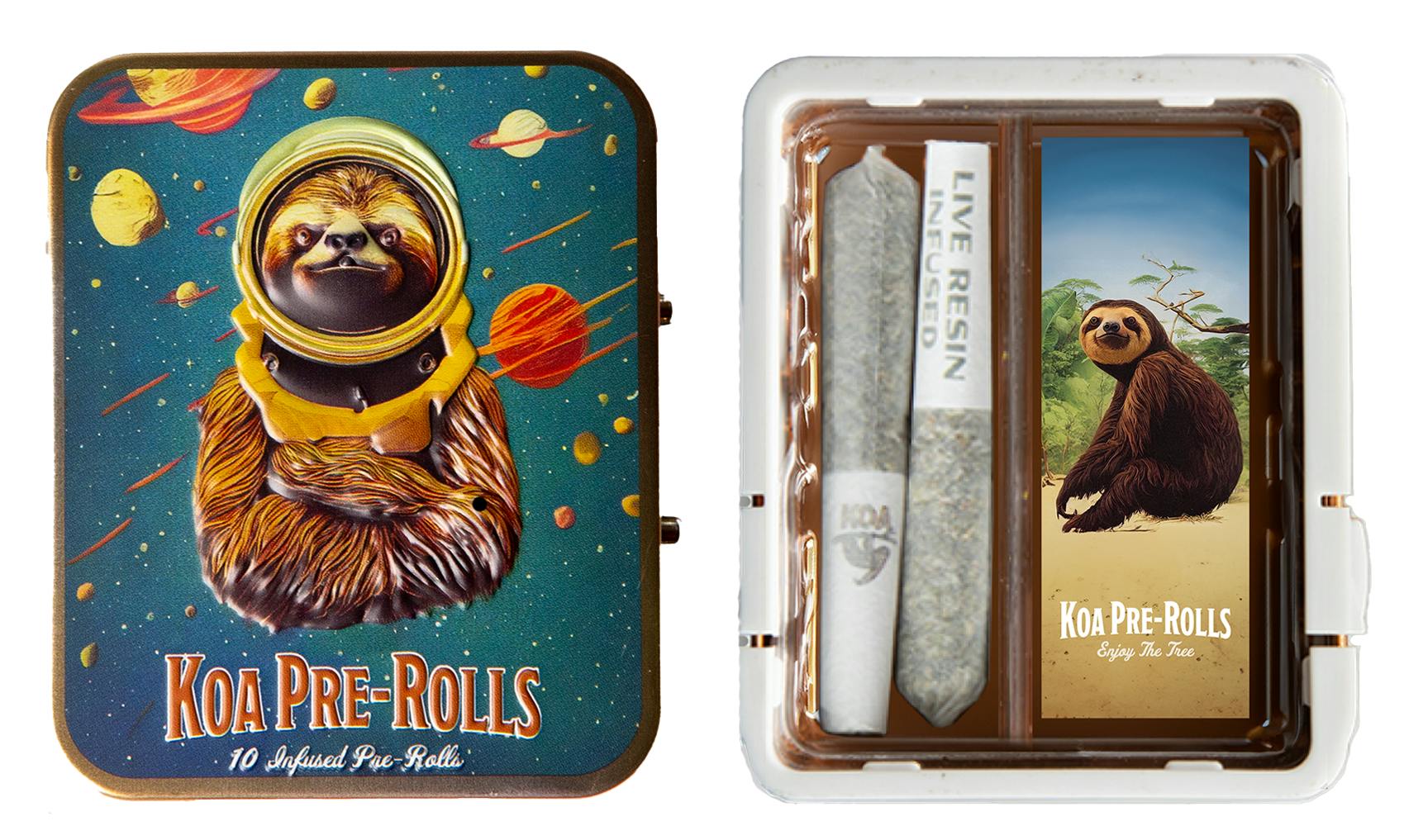 KOA | Preroll | 2pk | .7g |  Live Resin Infused | Trop Cherry