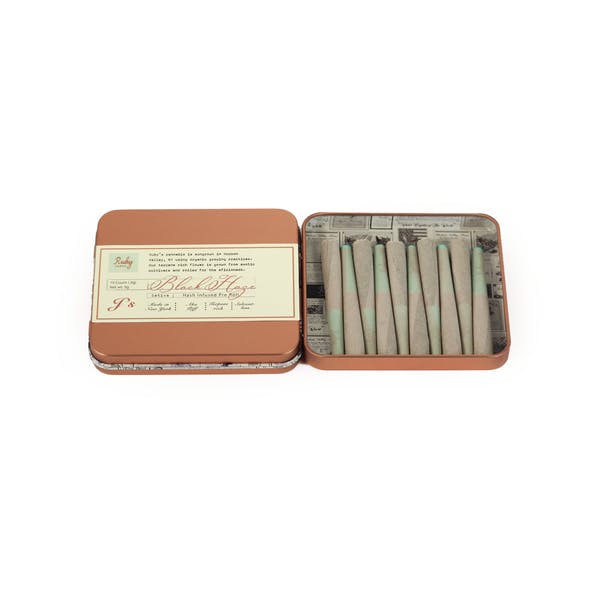 Ruby Farms | Preroll | 10pk | 5g | Hash Infused Blueberry DJ Cut Doobies