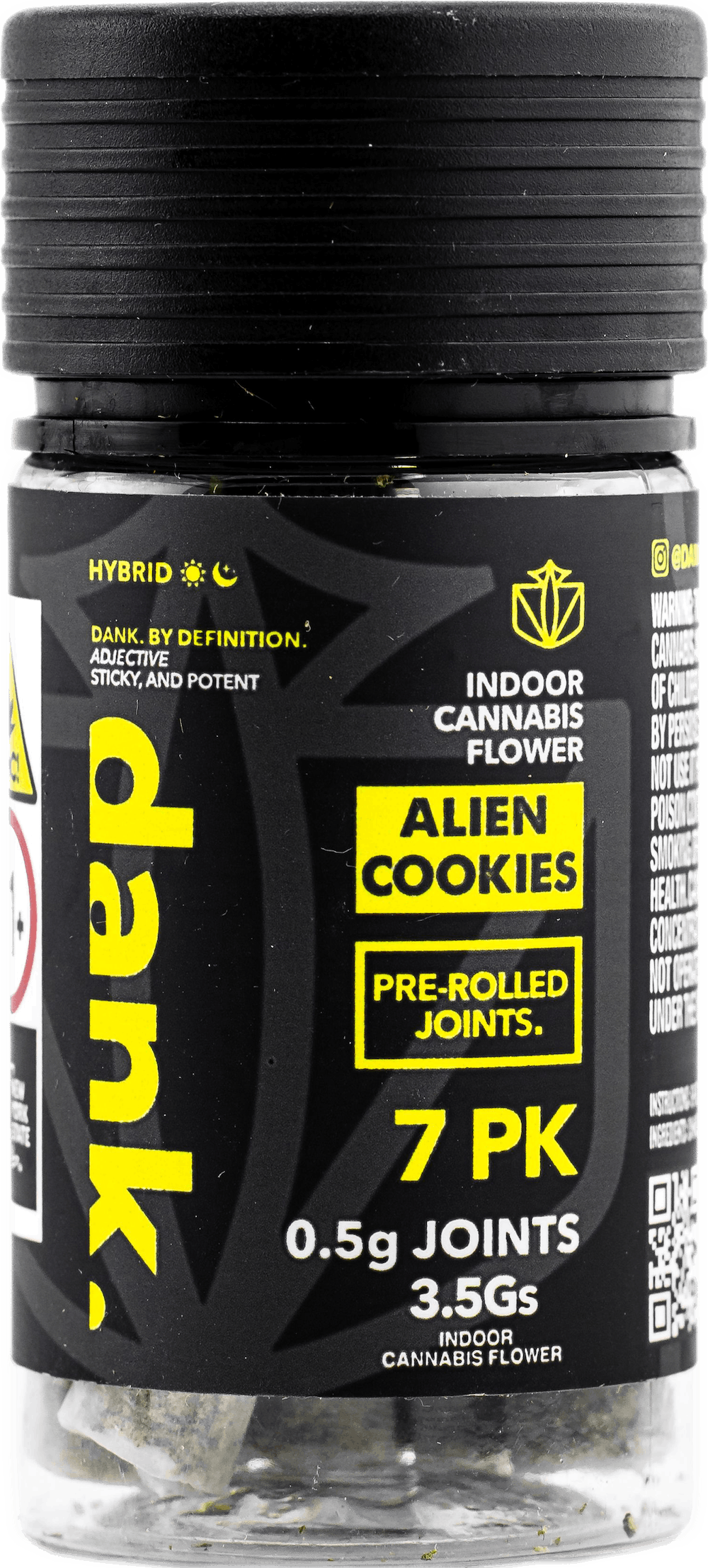 Dank | Preroll | 7pk | 3.5g | Alien Cookies