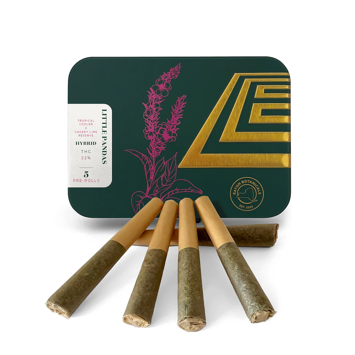 Eaton Botanicals | Little Panda |Pre-Roll 5 Pack | 1.75g