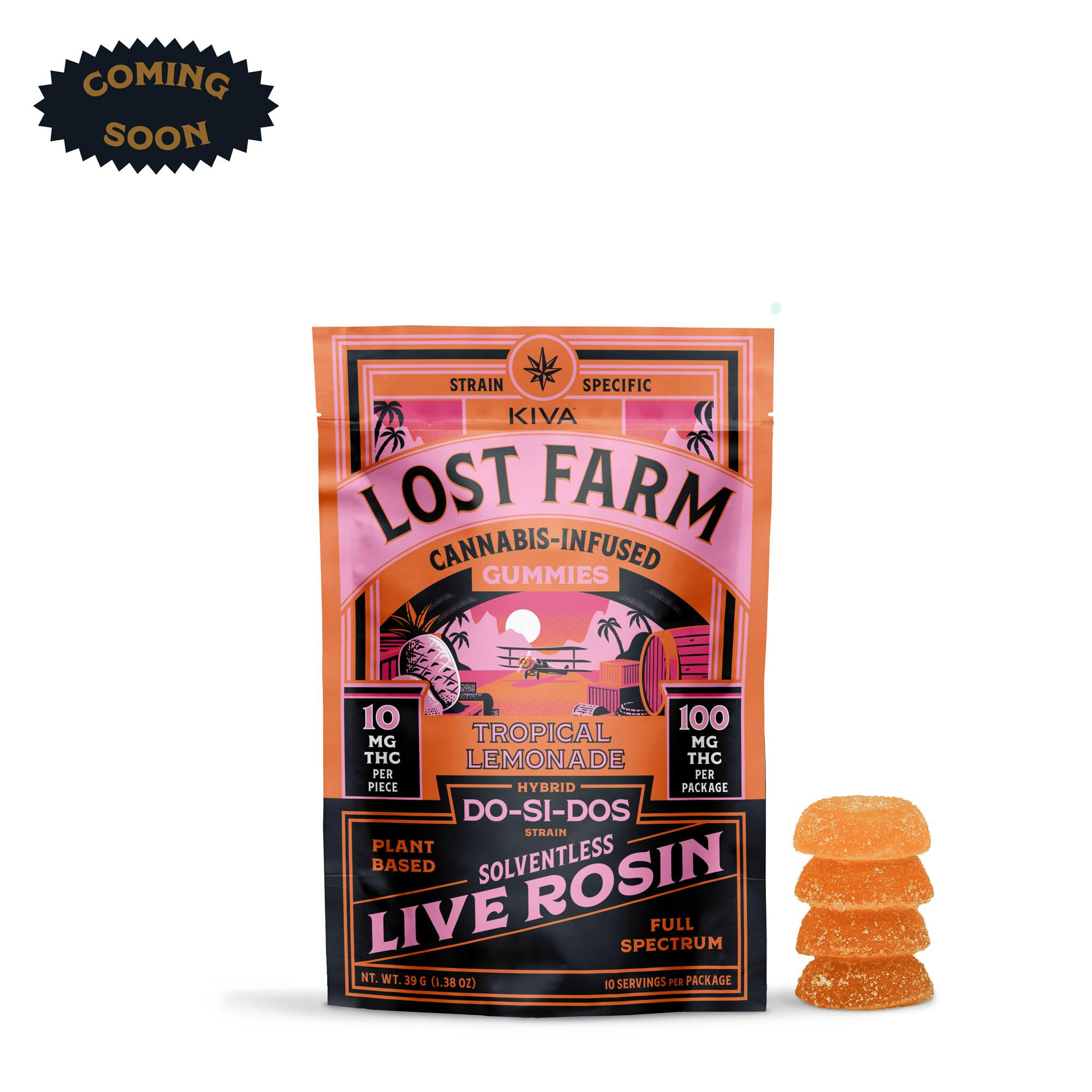Lost Farm | Tropical Lemonade x Dos-Si-Dos | Live Rosin | 100mg