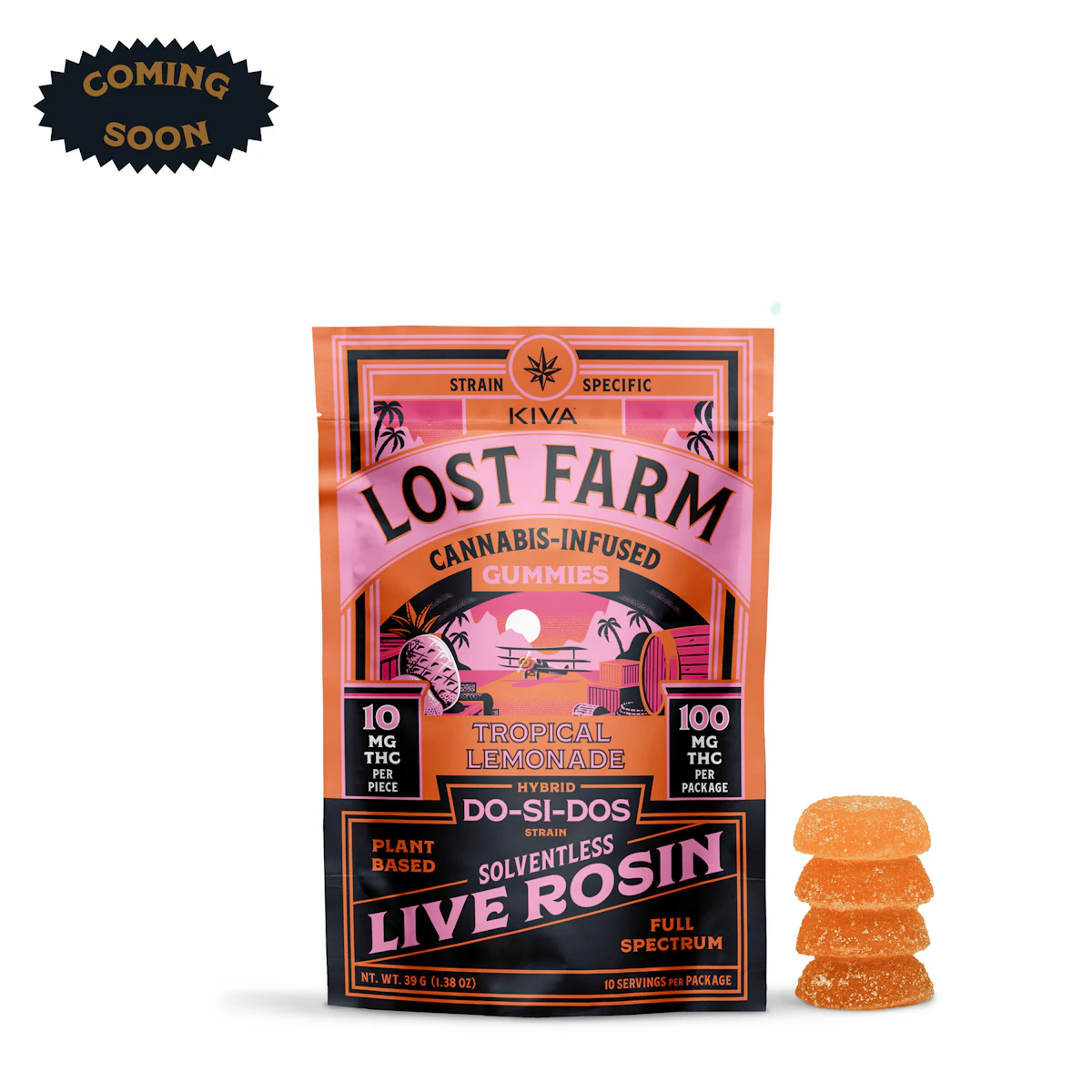 Lost Farm | Tropical Lemonade x Dos-Si-Dos | Live Rosin | 100mg