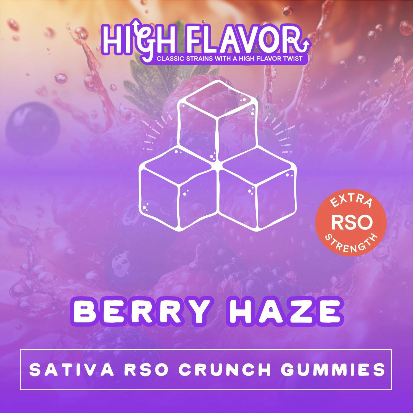 Berry Haze Gummies - High Flavor - 109mg EDIBLES | High