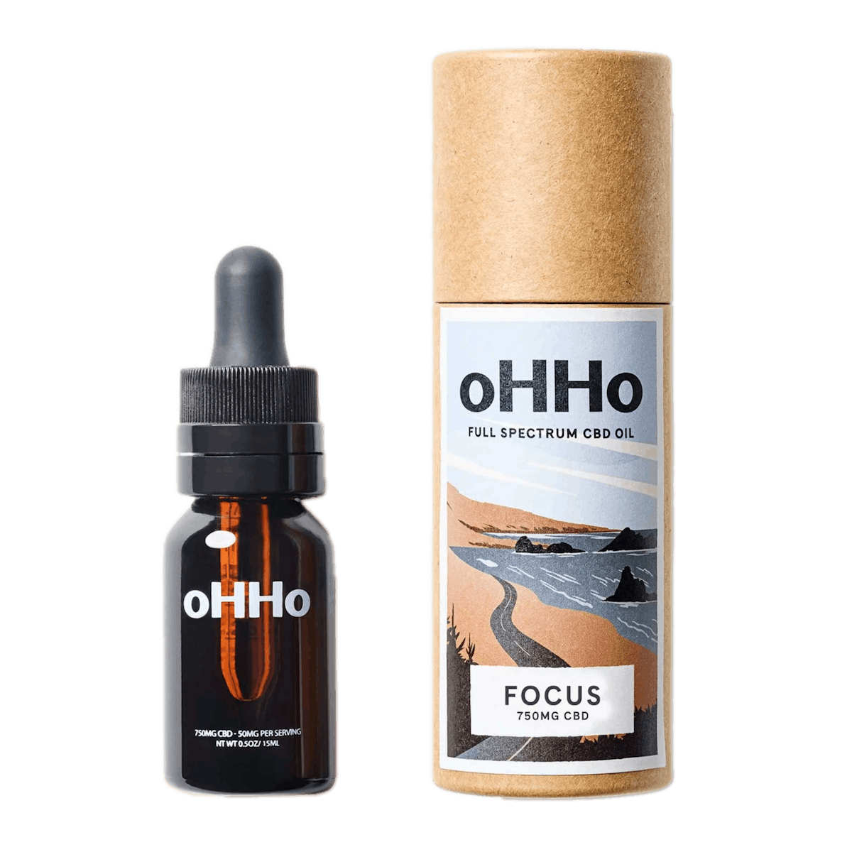 OHHO | Tincture | 750mg | Full Spectrum CBD Focus