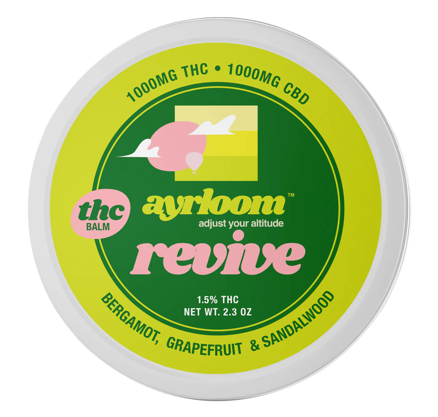 Ayrloom | Topical | 1:1 | Revive Balm Bergamont, Grapefruit, & Sandalwood