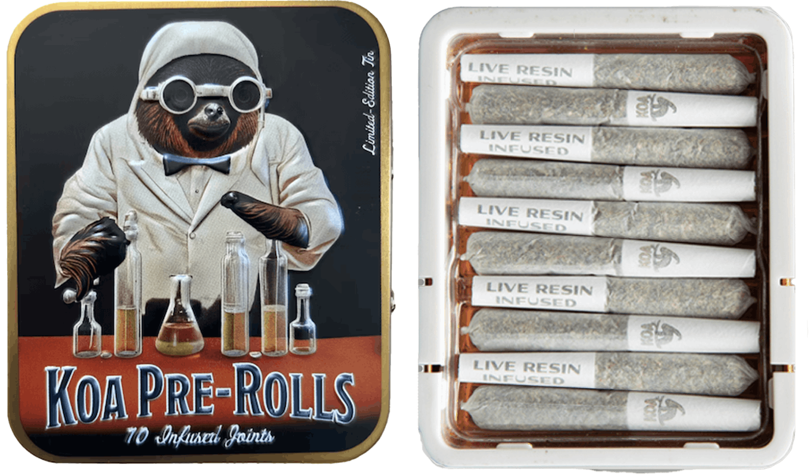 KOA | Preroll | 10pk | 3.5g | Live Resin Infused | Sour Diesel
