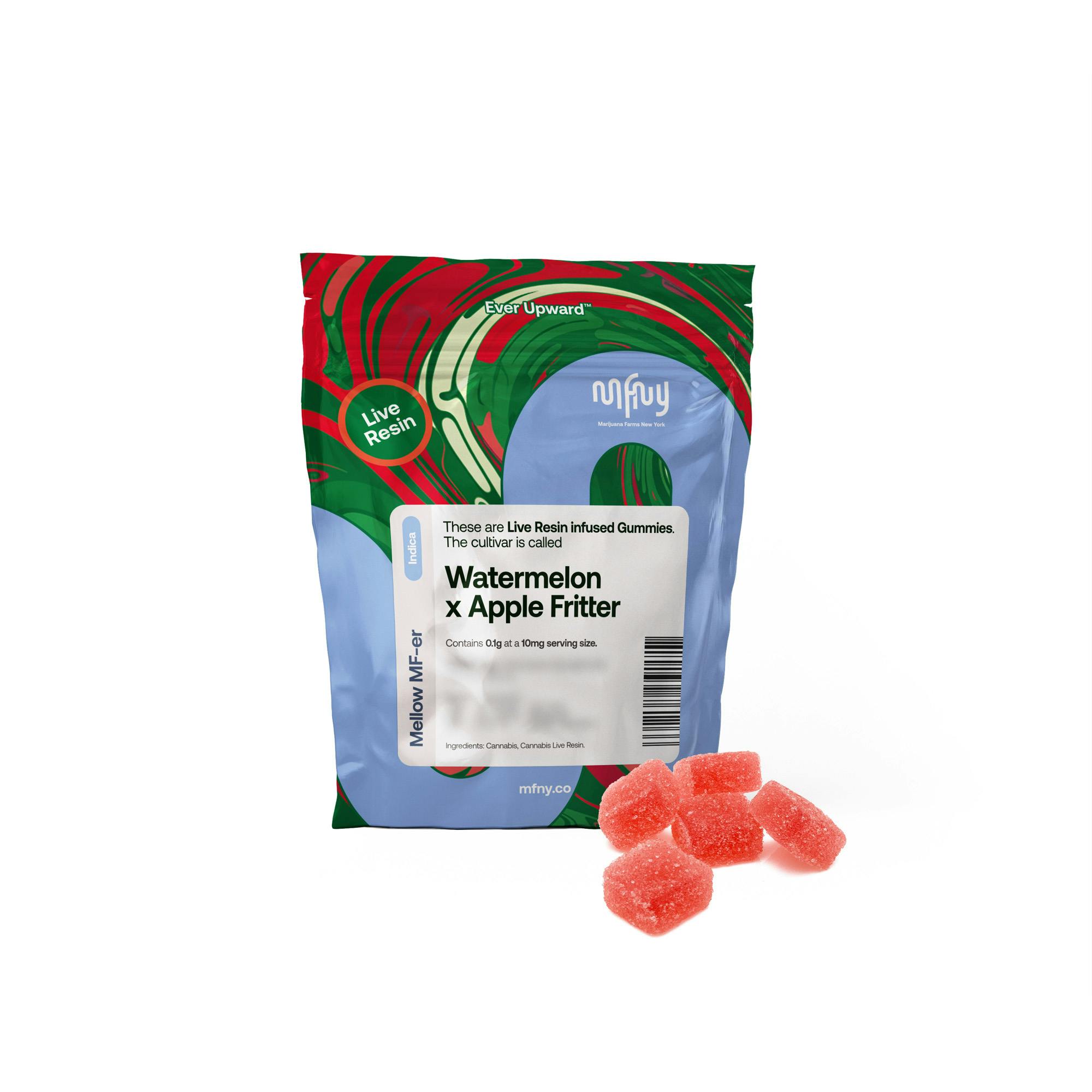 MFNY | Watermelon x Apple Fritter Live Resin Gummies | 100mg