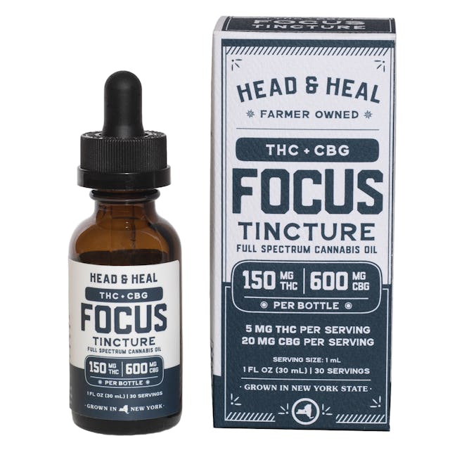 Head And Heal | Tincture | 150mg THC:CBG | Focus
