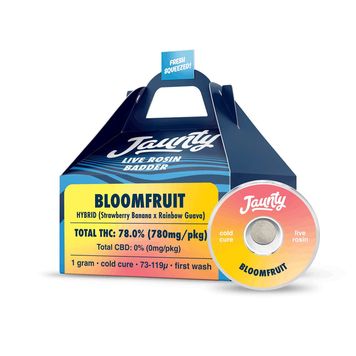 Jaunty | Cold Cure Live Rosin Badder | 1g | BloomFruit