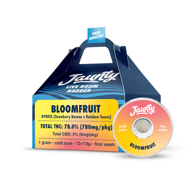 Jaunty | Cold Cure Live Rosin Badder | 1g | BloomFruit