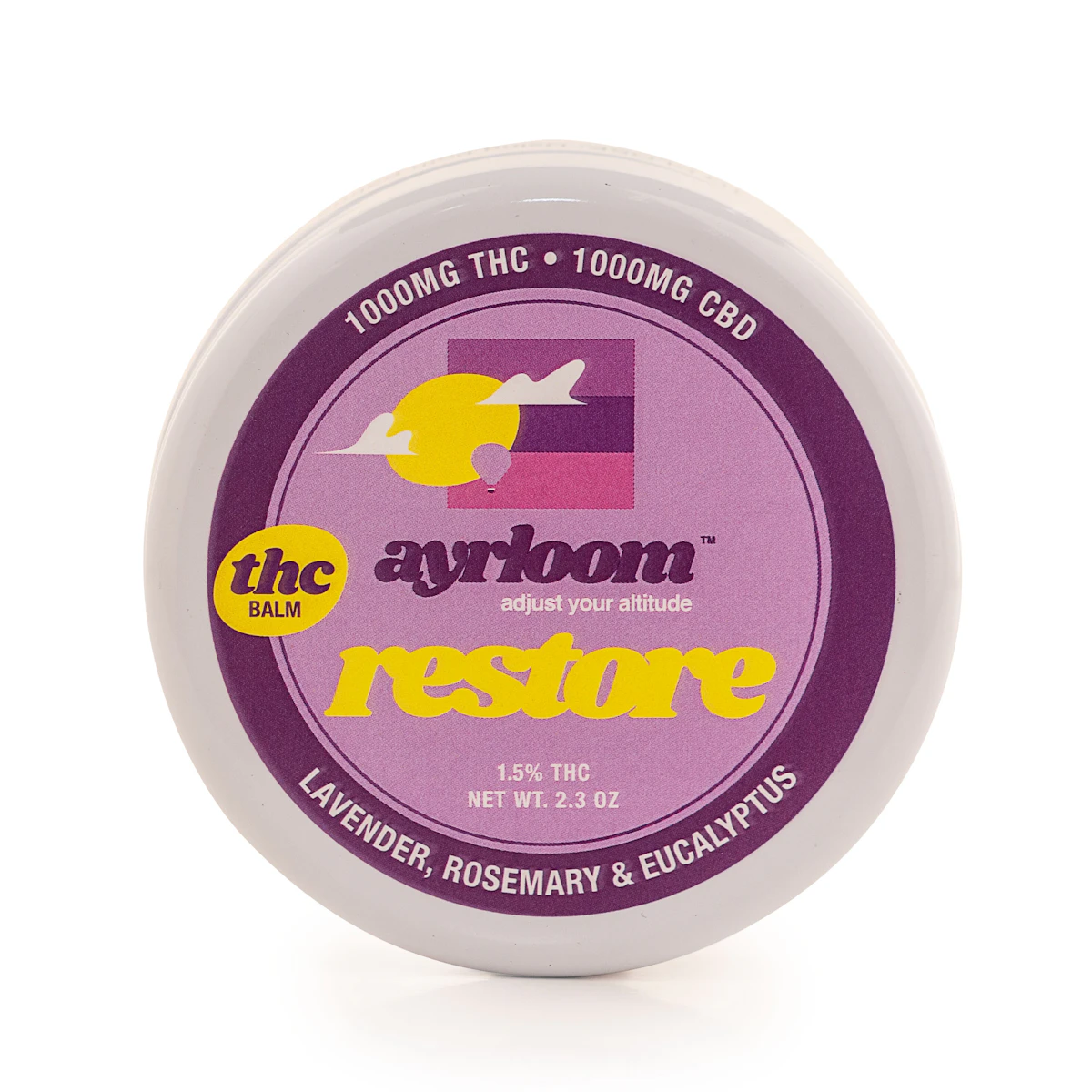 Ayrloom | 1:1 THC:CBD Restore Balm | 1,000mg