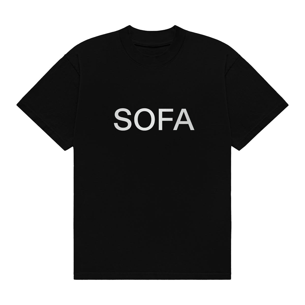 SOFACLUB Black “SOFA” T-Shirt
