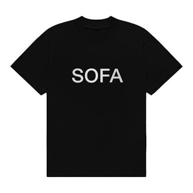 SOFACLUB Black “SOFA” T-Shirt