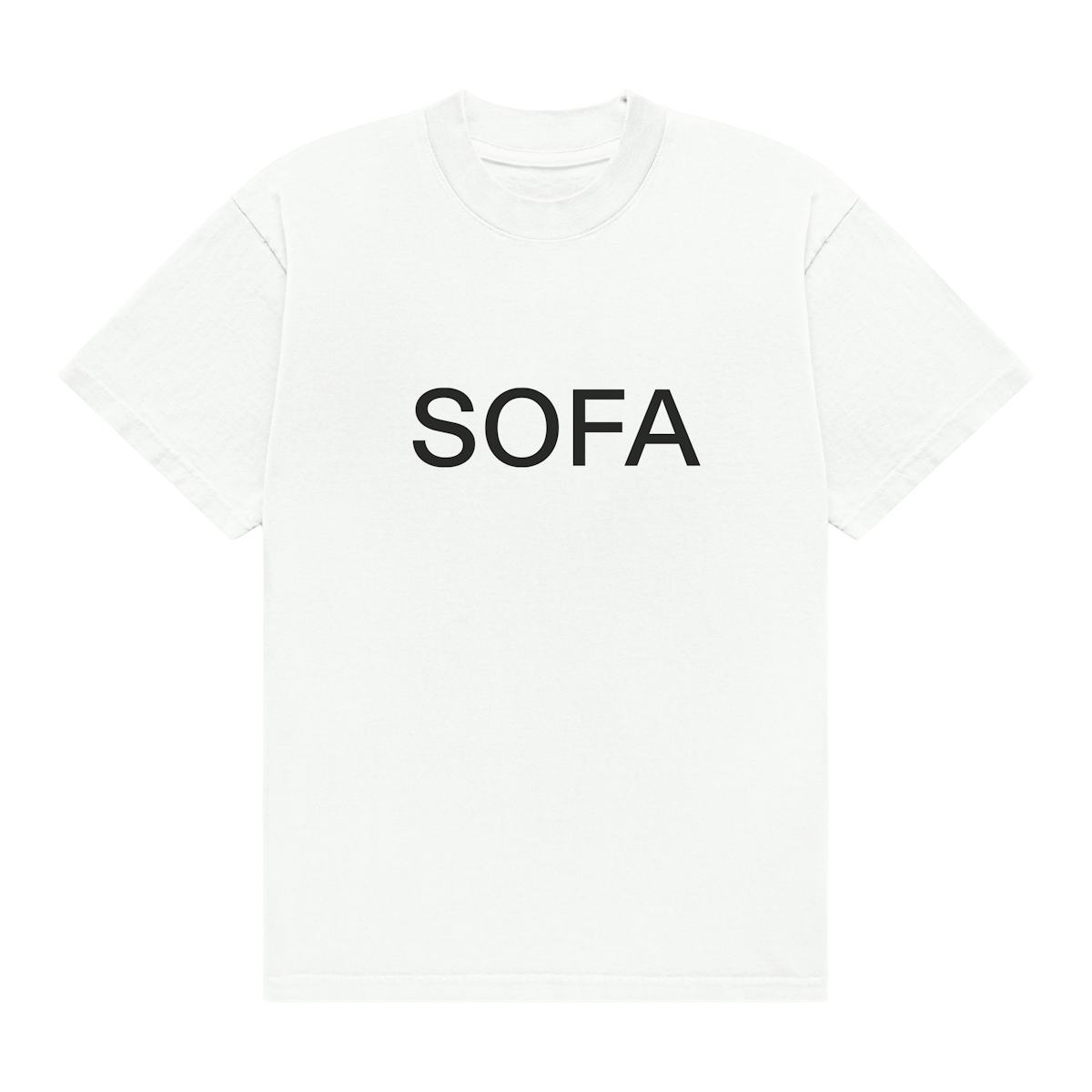 SOFACLUB White “SOFA” T-Shirt