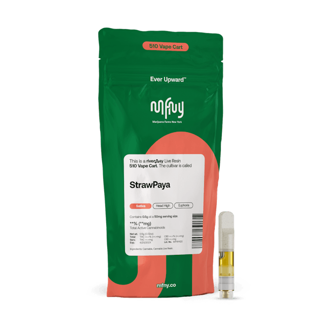 MFNY | Vape | .5g Cart | Live Resin Strawpaya