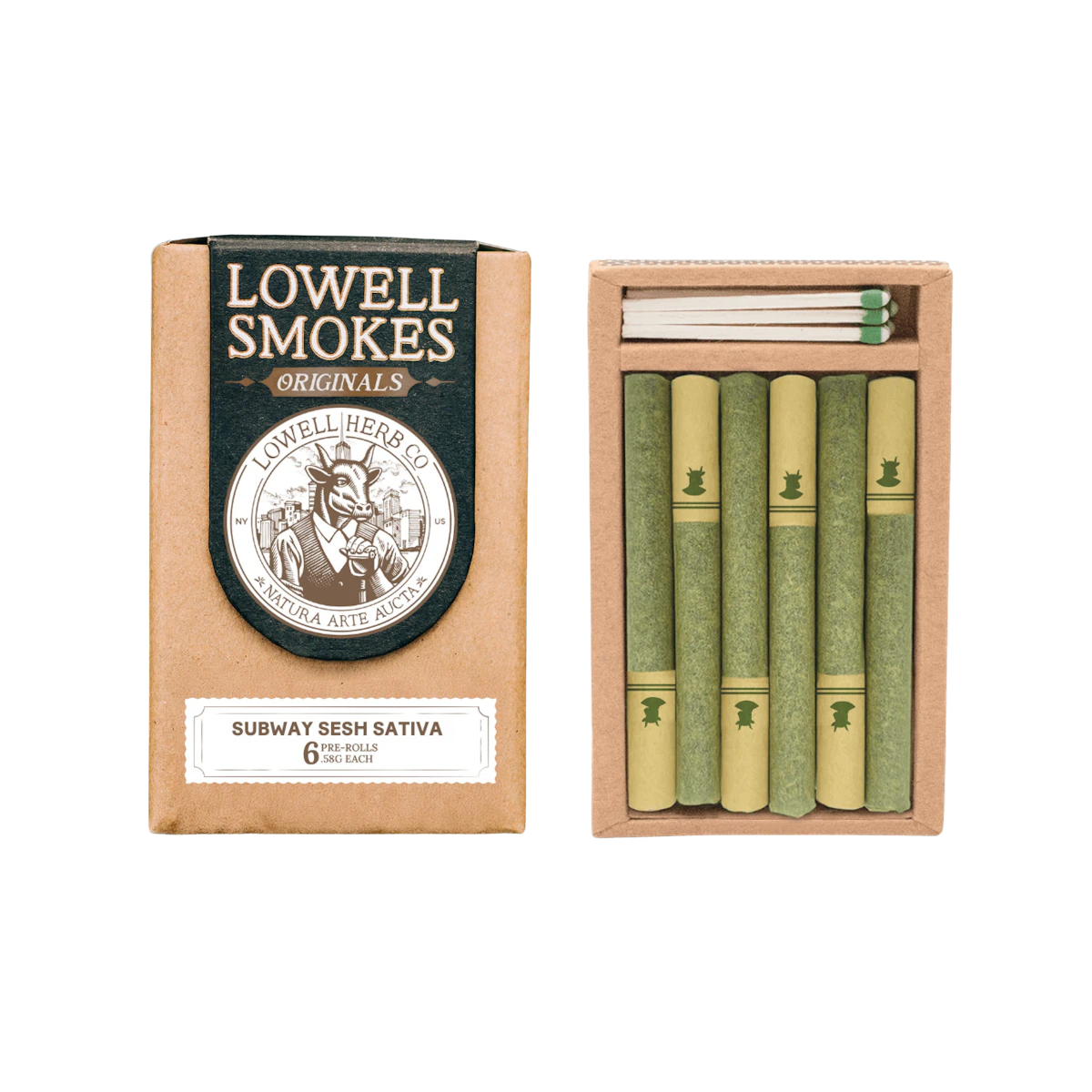Lowell | Subway Sesh | Preroll 6 pk | 3.5g