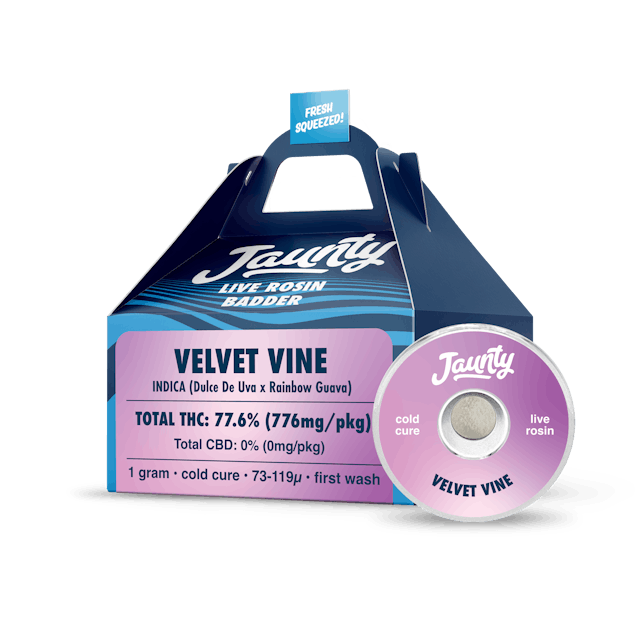 Jaunty | Cold Cure Live Rosin Badder | 1g | Velvet Vine