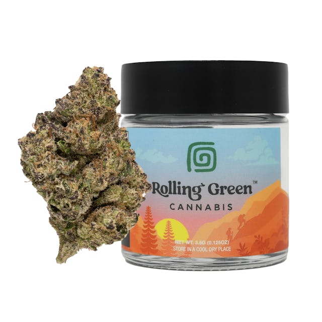 Rolling Green | Flower | Standard Jar | 3.5g | Grape Gas