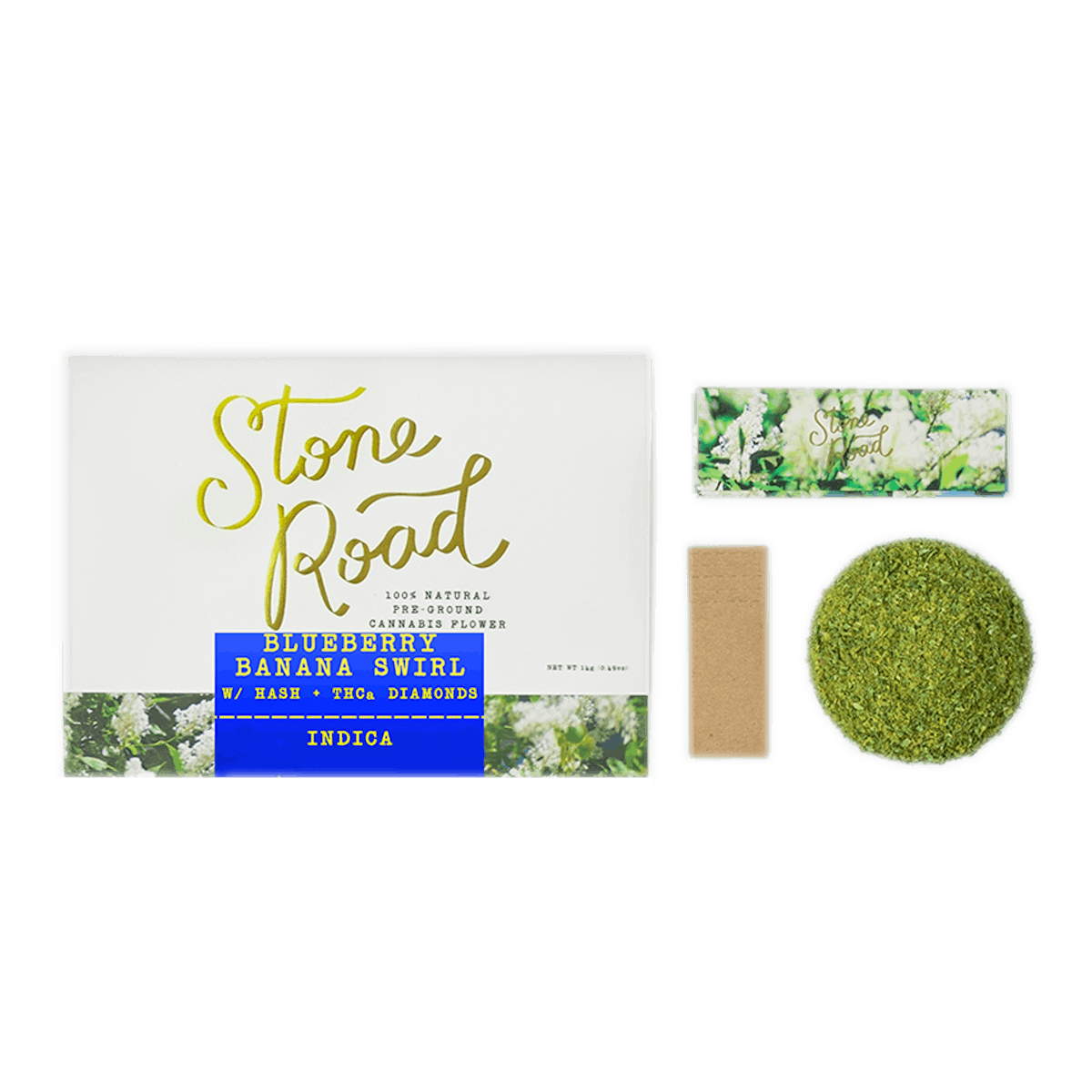 Stone Road | Flower | 14g | Infused Pre-Ground - Blueberry Banana Swirl