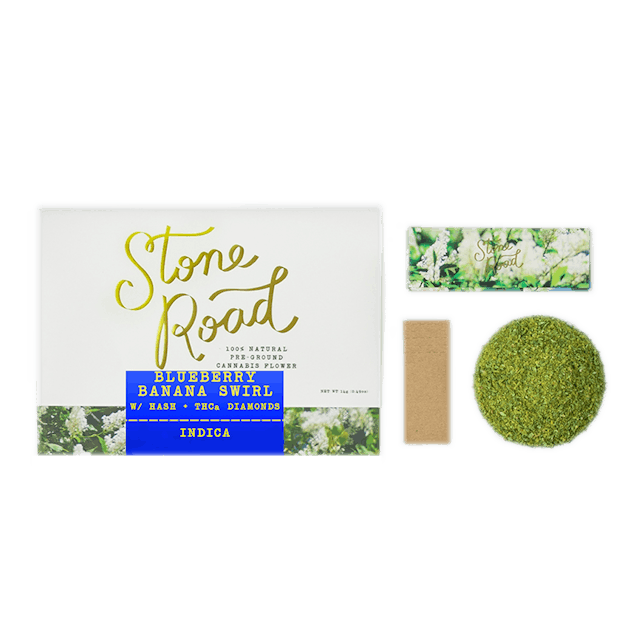 Stone Road | Flower | 14g | Infused Pre-Ground - Blueberry Banana Swirl