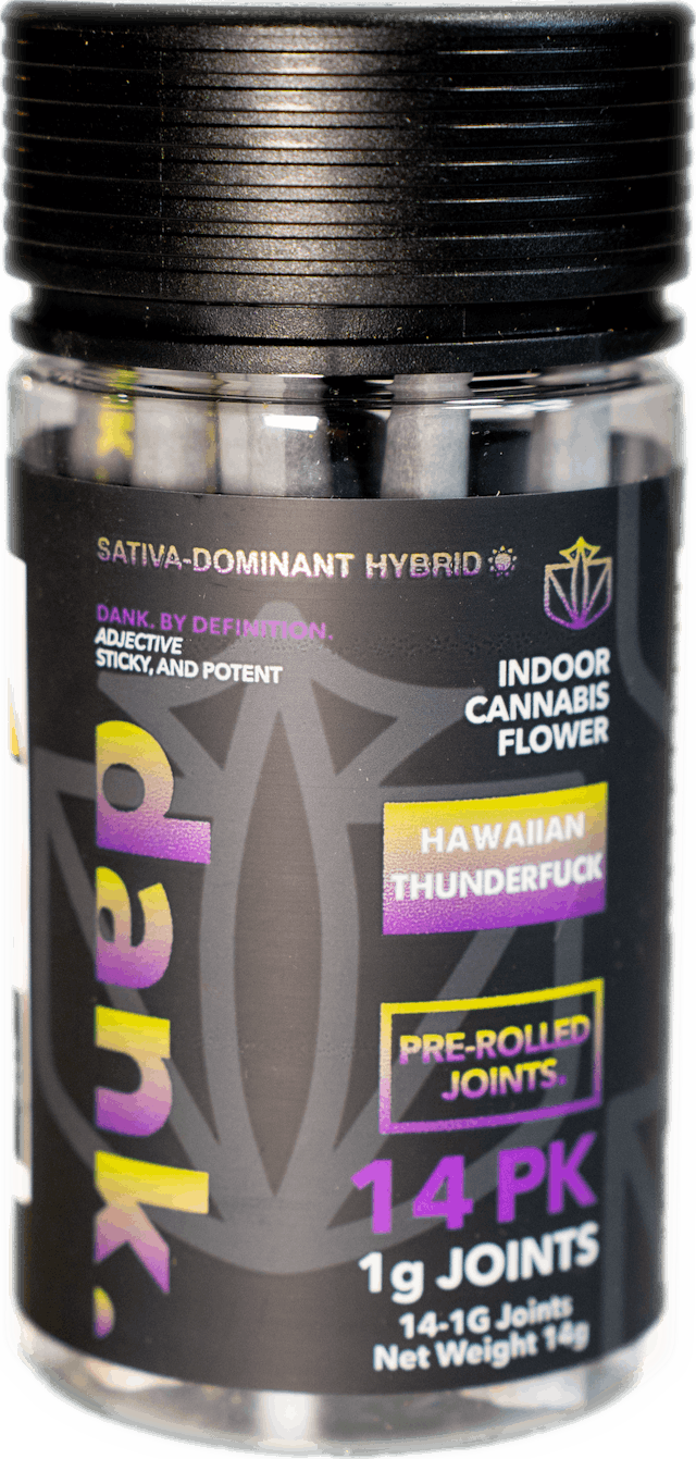 Dank | Preroll | 14pk | 14g | Hawaiian Thunderfuck