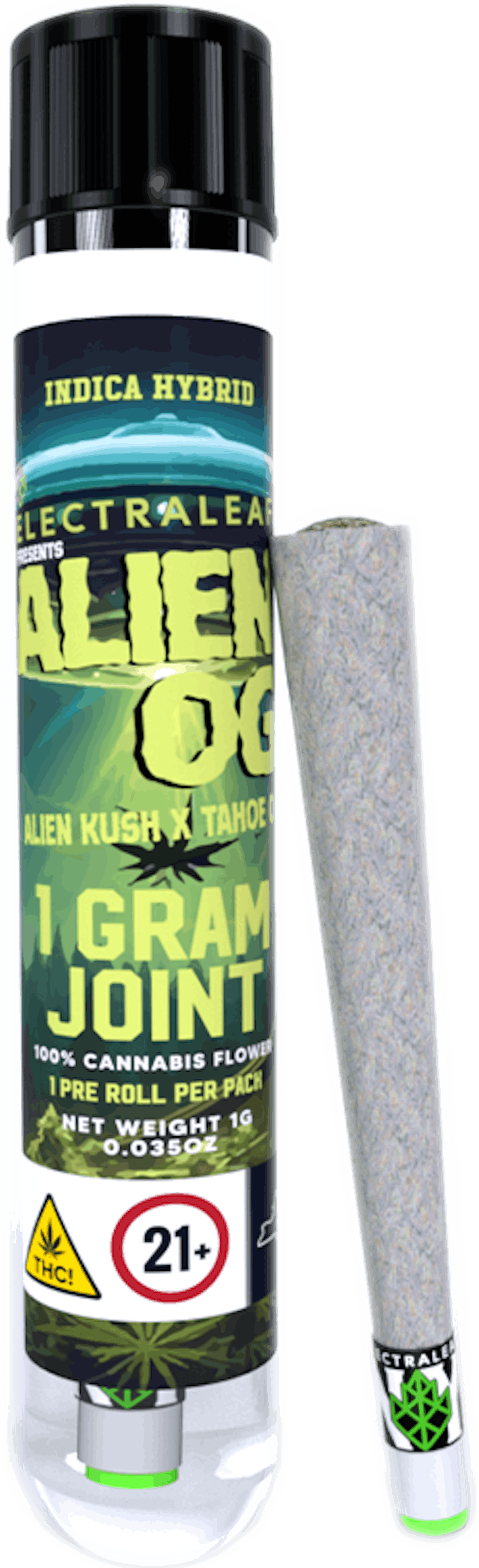 Electraleaf | Preroll | 1g | Alien OG