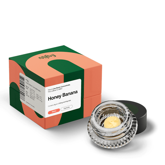 MFNY | Live Resin Badder | 1g | Honey Banana