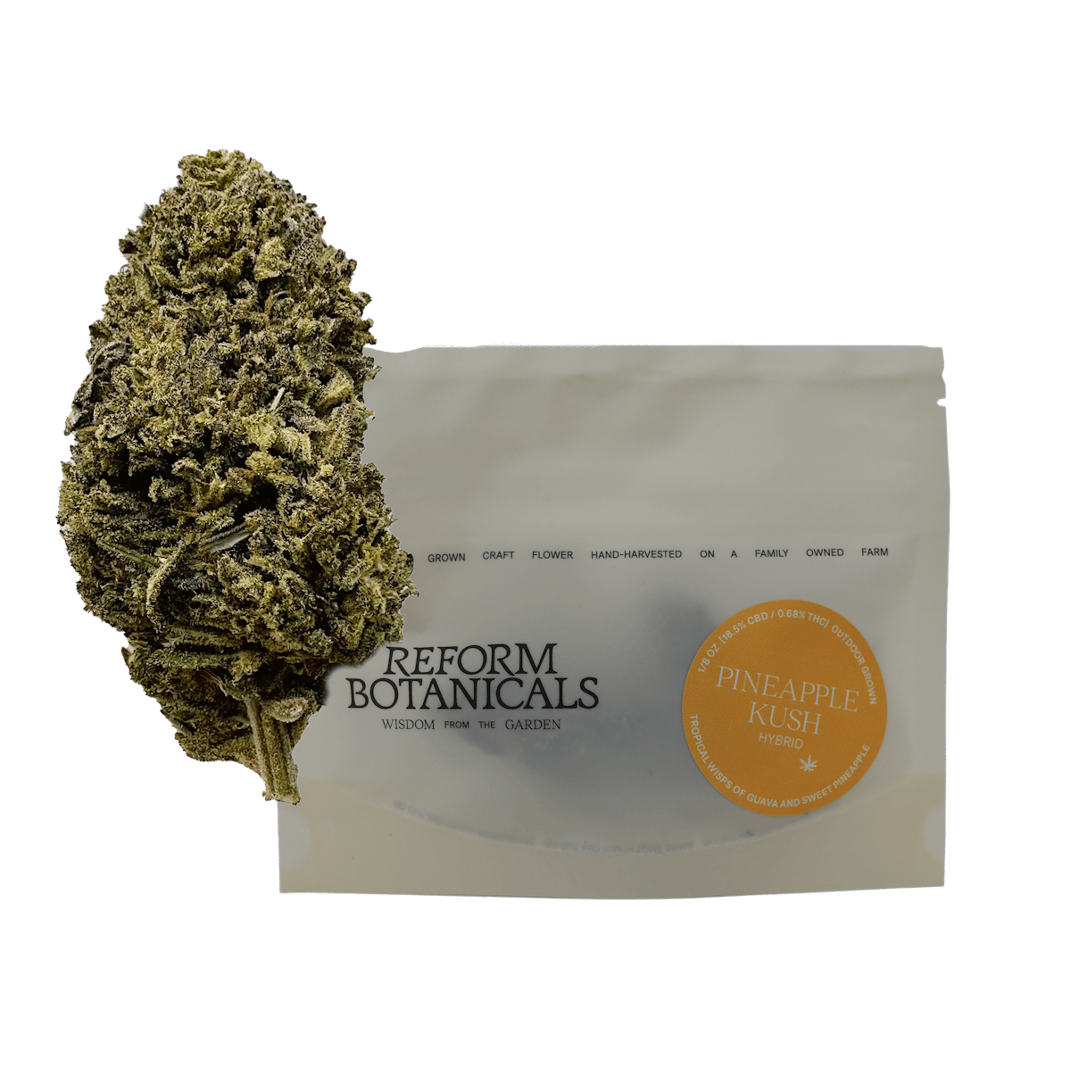 Reform Botanicals | CBD Flower | 3.5g | Pineapple Kush