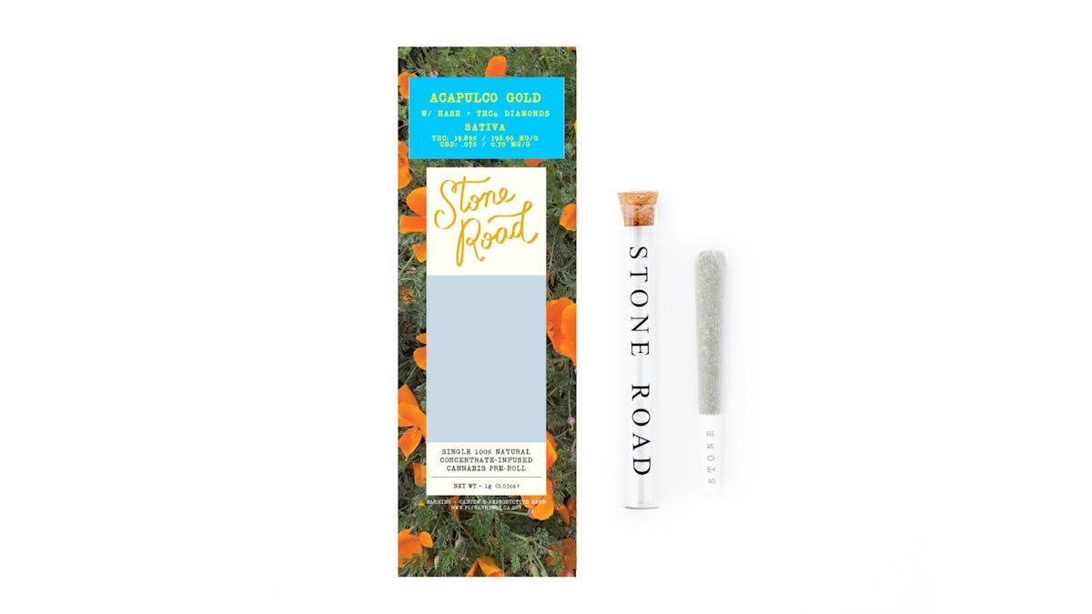 Stone Road | Preroll | 1g | Infused Acapulco Gold