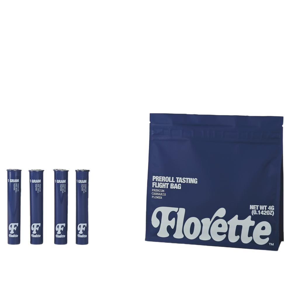 Florette | Preroll | 4pk | 4g | Tasting Flight Bag