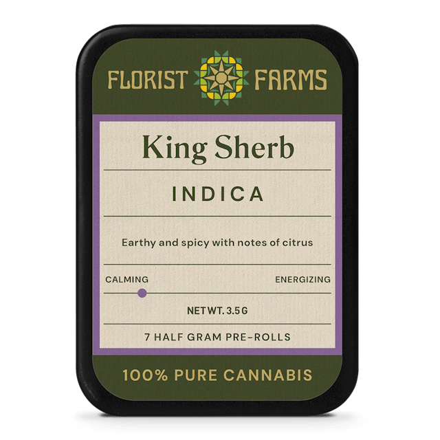 Florist Farms | Preroll | 7pk | 3.5g | King Sherbert