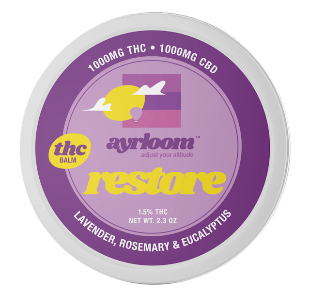 Ayrloom | Topical | 1:1 | Restore Balm Lavender, Rosemary & Eucalyptus 1000mg