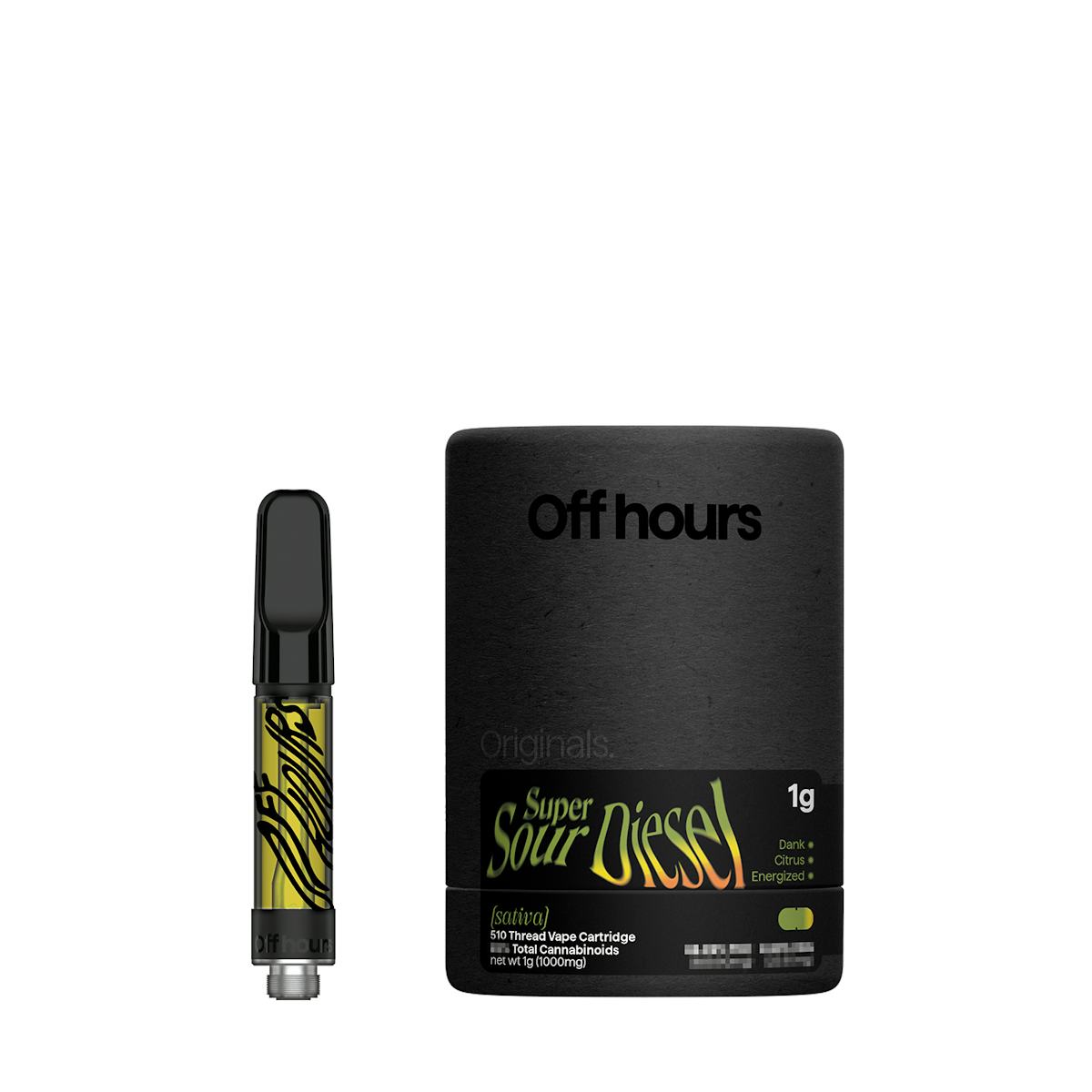 Off Hours | Vape | 1g Cart | Super Sour Diesel