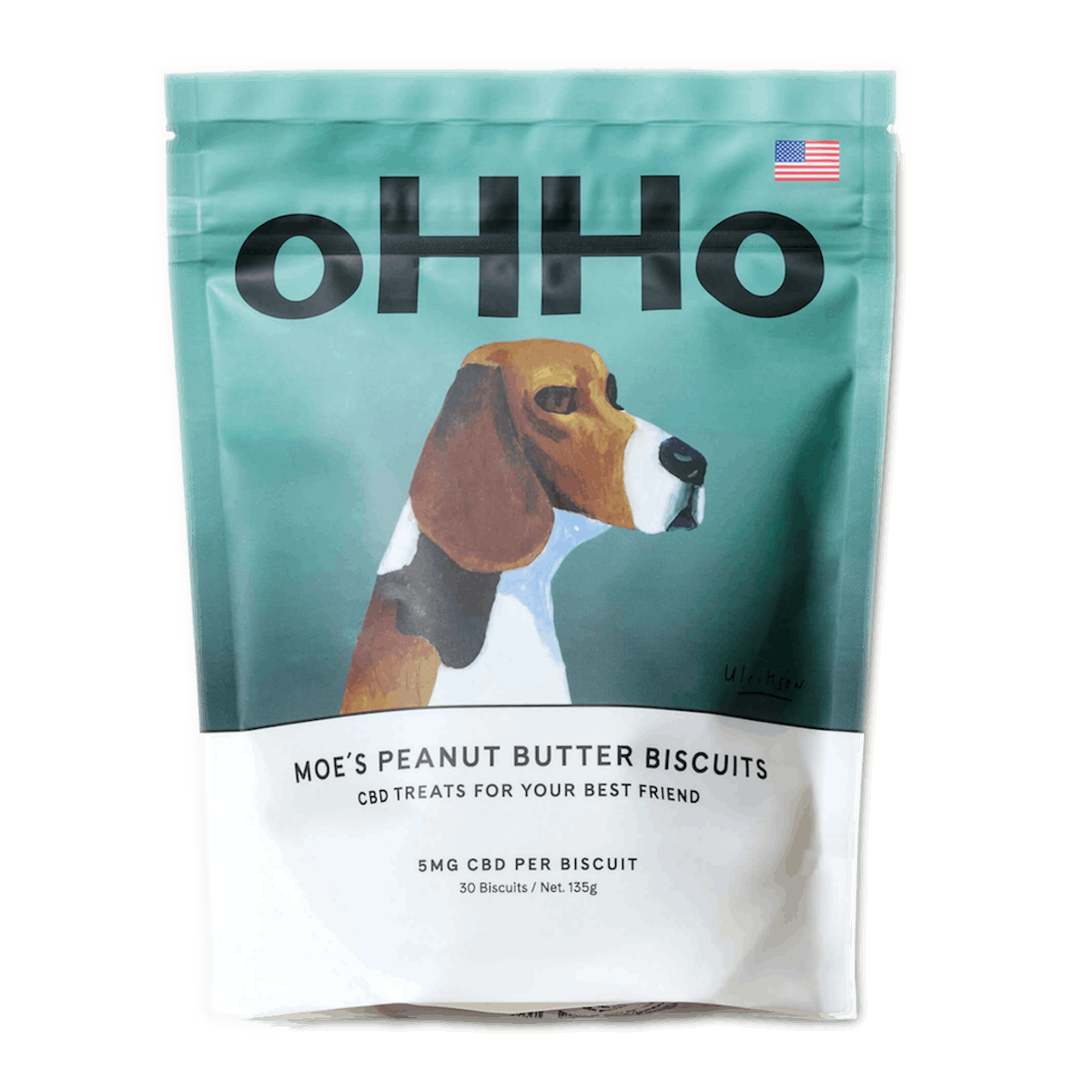 OHHO | CBD | Moe's Peanut Butter Dog Biscuits | 150mg