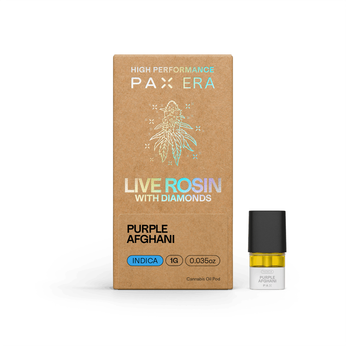 Pax | Vape | 1g Pod | Live Rosin & Diamonds Purple Afghani