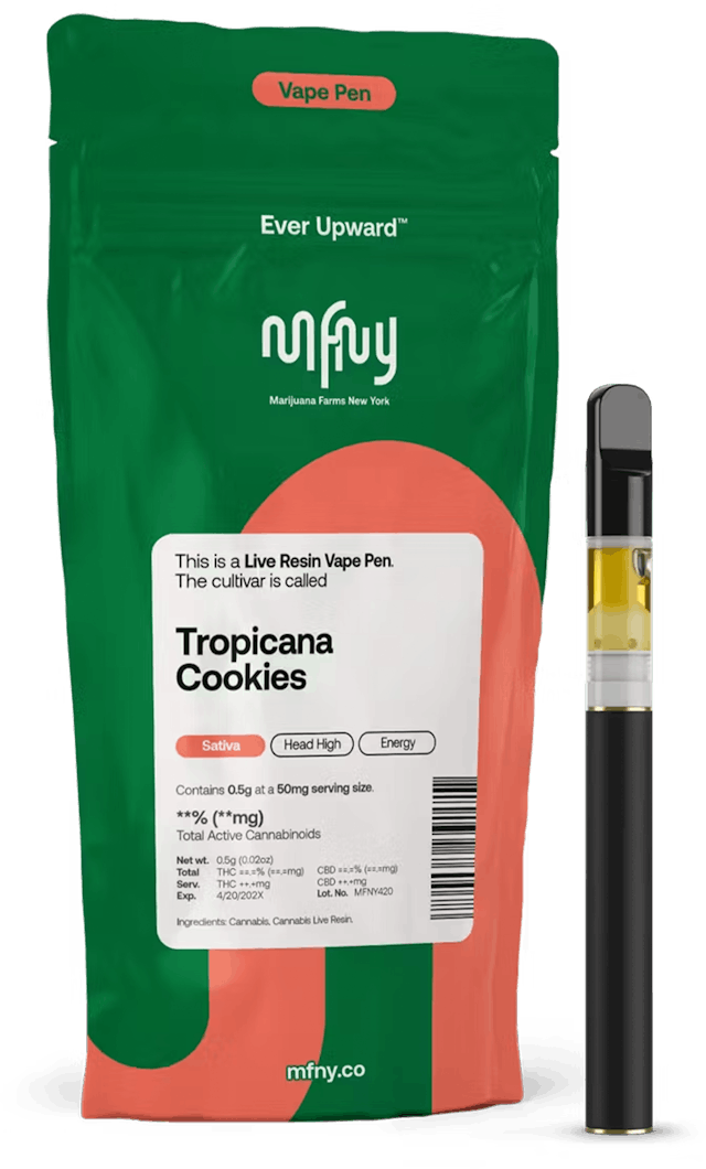 MFNY | Vape | .5g AIO | Live Resin Tropicana Cookies