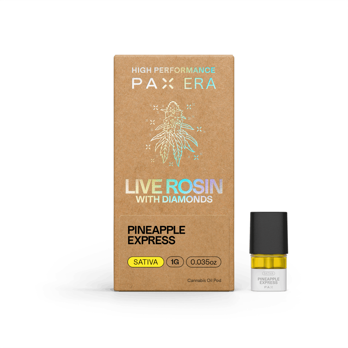 Pax | Vape | 1g Pod | Live Rosin & Diamonds Pineapple Express