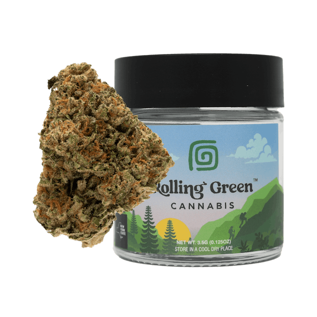 Rolling Green | Flower | Value Jar | 3.5g | Biscuit OG